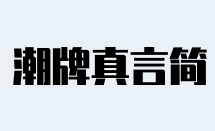 锐字潮牌真言简2.0 字重可变识别度高的中文字体